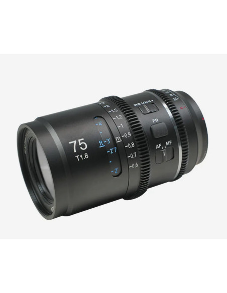 ASTRA 75MM T1.8 NIKON Z-MOUNT BLUE FLARE 1.33X FULL FRAME AUTO FOCUS ANAMORPHIC CINE LENS