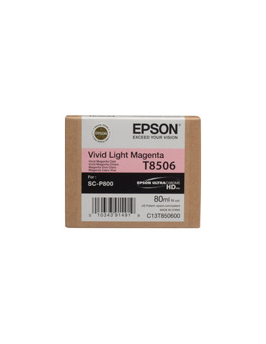 EPSON T8506 LIGHT MAGENTA 80ML SC-P800