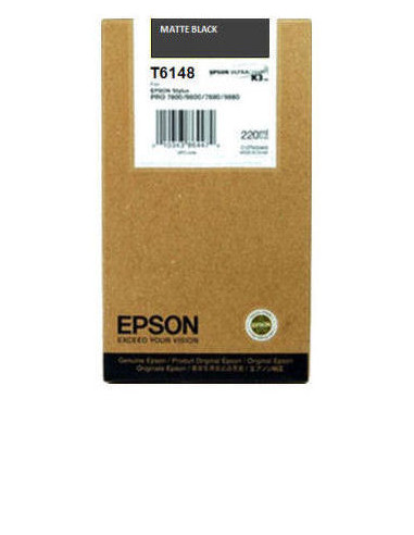 EPSON T6148 NERO MATTE 220ML X4450/9600