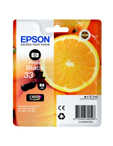 EPSON T3361 CLARIA NERO XL XP530/540/630/635/640/645/830/900