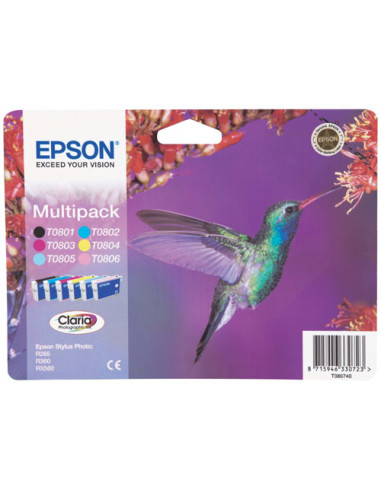 EPSON T0807 KIT CARTUCCE XR265/R285/P50