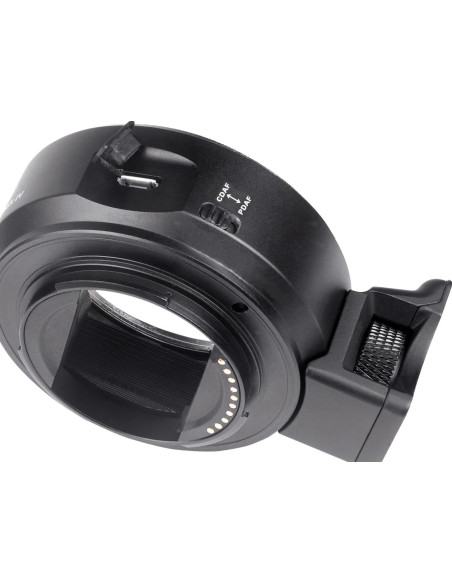 Adattatore Auto Focus Per Ottiche Canon EF/EF-S Su Sony E-Mount Con Display OLED