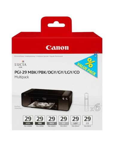 CANON PGI-29 MBK/PBK/DGY/GY/LGY/CO MULTIPACK