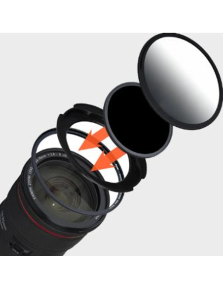 Wolverine Master KIT III magnetico con Holder e Filtro GND 77mm - Scatola aperta