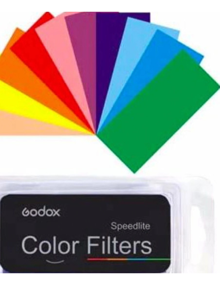 CF-07 Kit Filtri Colorati per Flash Speedlite