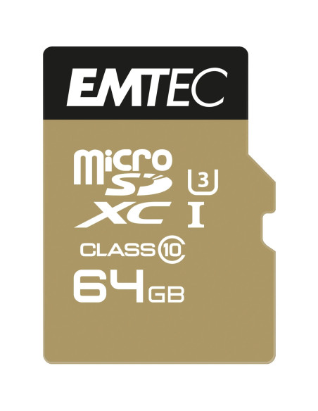 64GB Micro SDHC Classe 10 Speedin U3 + adattatore
