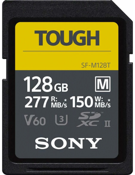 Tough SDXC 128GB M UHS-II U3 277MBs / 150MBs 4K V60