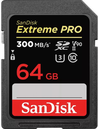 Extreme PRO 64 GB SDXC UHS-II Classe 10 V90 300MB/s