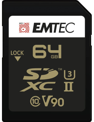 SDXC 64GB UHS-II U3 V90 4K/8K SpeedIN Pro+