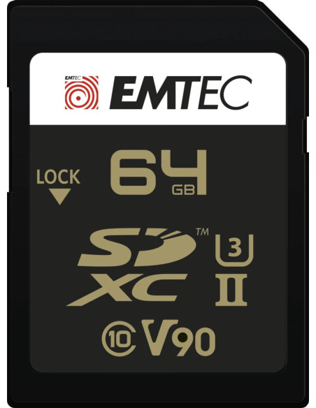 SDXC 64GB UHS-II U3 V90 4K/8K SpeedIN Pro+