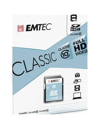 Classic memoria flash 8 GB SDHC Classe 10