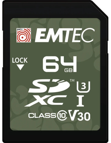SD Outdoor 64GB Classe 10 UHS-I V30 U3 IP6X IPX7
