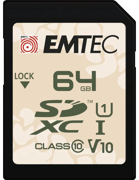 SD Outdoor 64GB Classe 10 UHS-I V10 U1 IP6X IPX7