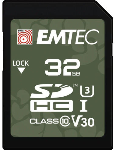 SD Outdoor 32GB Classe 10 UHS-I V30 U3 IP6X IPX7