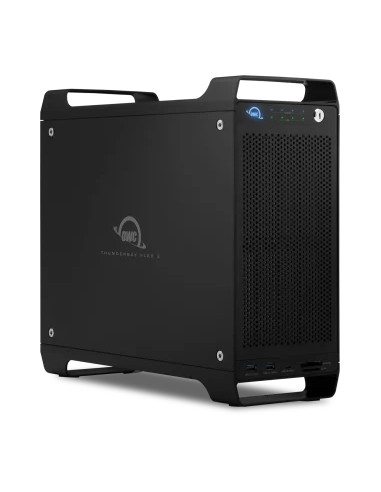 OWC TB3F80D096 96.0TB THUNDERBAY FLEX FLEXIBLE 8-BAY STORAGE/DOCK/PCIE ENCLOSURE WITH 2X TB3 PORTS FEATURING SOFTRAID XT. TB 3 C