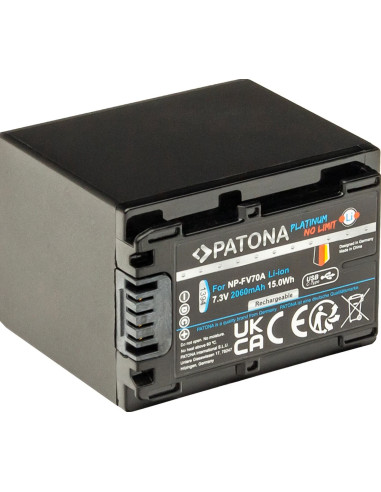1394 Batteria per fotocamera/videocamera Ioni di Litio 2060 mAh