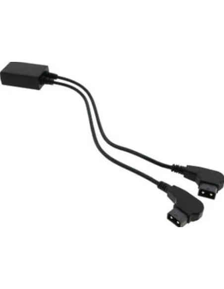 2 vie D-TAP Adattatore Splitter 1 D-TAP maschio a 2 D-TAP femmina