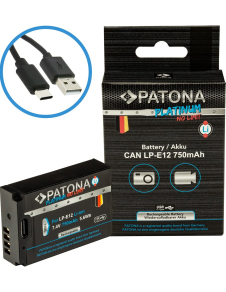 LP-E12 Platinum con USB-C