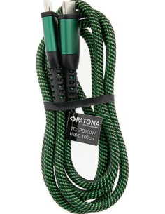 PATONA PD100W USBC TO USB-C CABLE 100CM