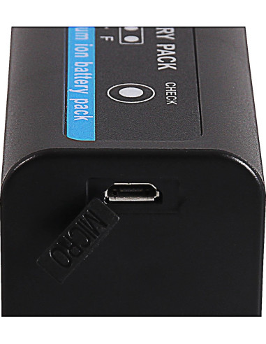 NP-F970 Platinum 10050mAh con porta microUSB