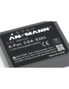 Li-Ion battery pack for cameras A-Pan CGA S 303 Ioni di Litio 700 mAh