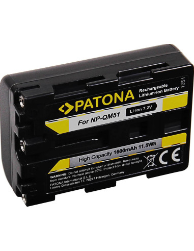 Batteria Sony NP-FM55 QM51 FM50 DSLR-A100