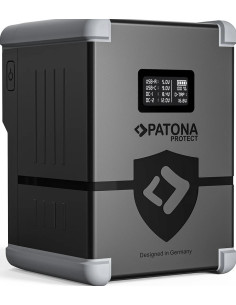 Protect Battery V-Mount Nano V155-PD100 con Display USB-C PD100W, USB-A, D-Tap, 2x DC-out