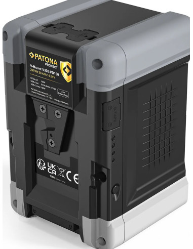 Protect Battery V-Mount 310Wh PD100W Type-C, USB-Output, 2xD-tap