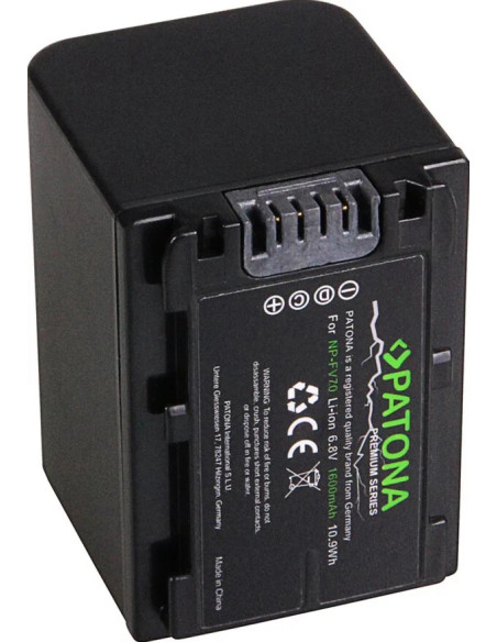 1166 Batteria per fotocamera/videocamera Ioni di Litio 1600 mAh