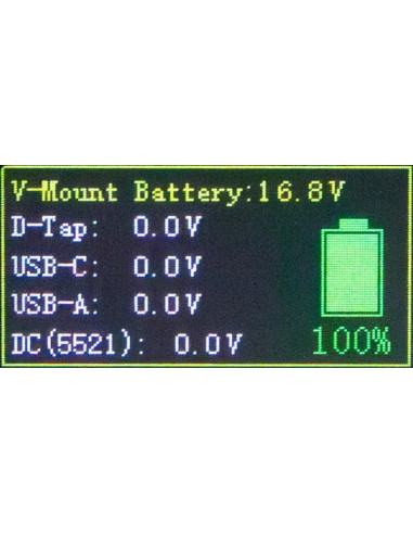 Platinum V-Mount Batteria BP-99W PD65 99Wh USB-C USB-A 2xD-Tap DC-out inclusa Custodia rigida