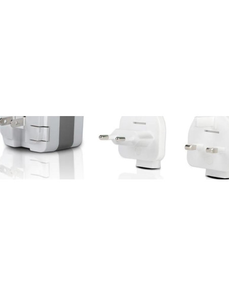 1000 354.0 Indoor battery charger Argento, Bianco carica batterie