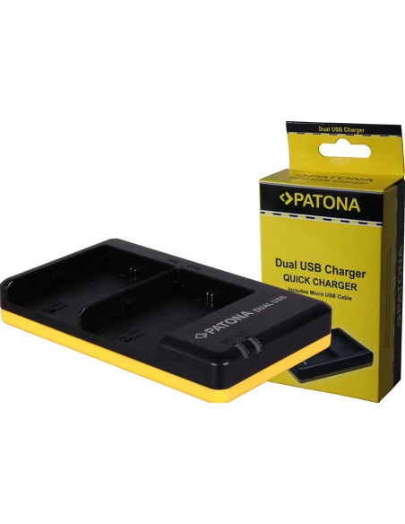 Caricabatterie DUAL USB per Canon EOS-70D
