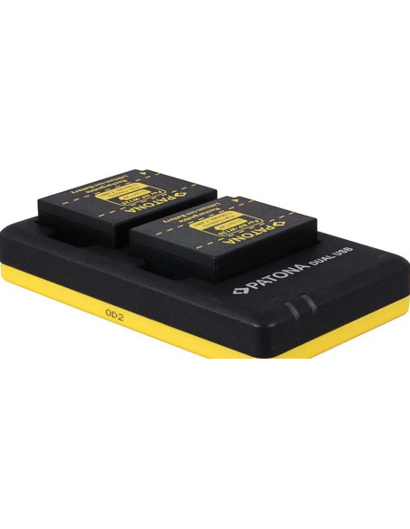 Caricabatterie DUAL USB per Fuji NP-W126