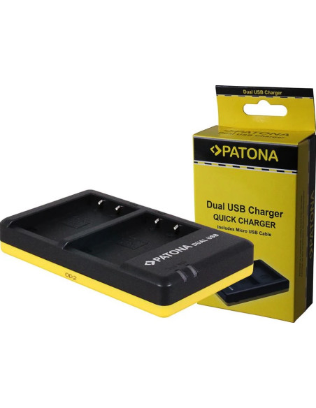 Caricabatterie DUAL USB per DMW-BLC12
