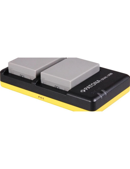 Caricabatterie DUAL USB 5V per Olympus