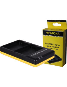 Caricabatterie DUAL-USB per Nikon