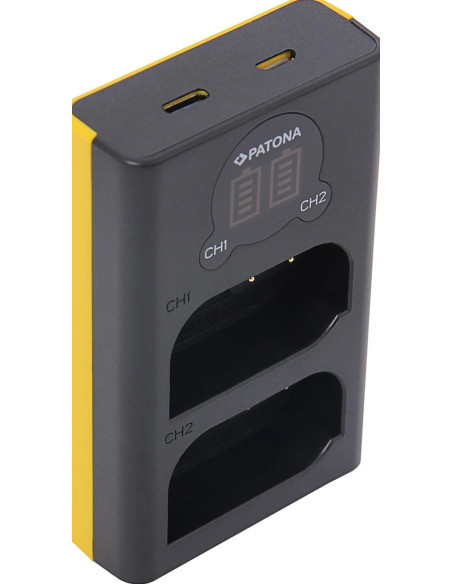 Caricabatteria doppio per DMW-BLK22