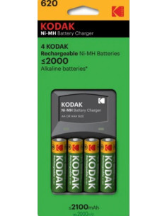 Caricabatterie K620E con 4 stilo incluse 2100MAH