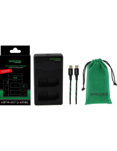 Caricabatteria Premium Twin Performance PD per Nikon EN-EL15