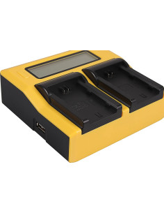 Caricabatteria DUAL LCD per NP-W235