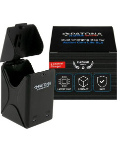 Caricabatteria doppio per Action Cam Life SL5