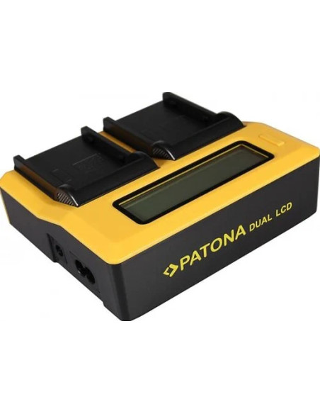 Caricabatteria LCD USB doppio per Canon BP-911