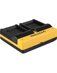 Caricabatteria doppio per Lumix DMW-BLG10
