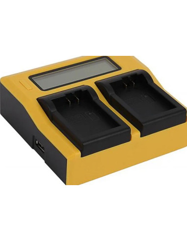 Caricabatteria doppio LCD per Nikon EN-EL25