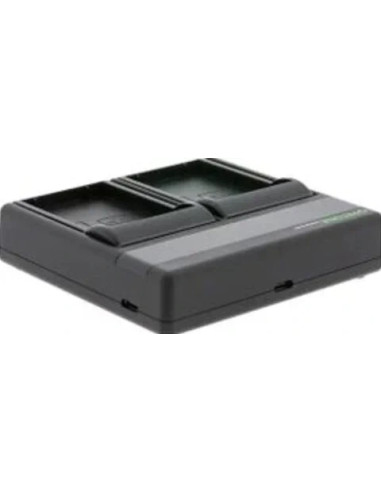 Premium Dual PD Carica Batterie per Olympus BLX-1 Incl. USB-C Input/Output