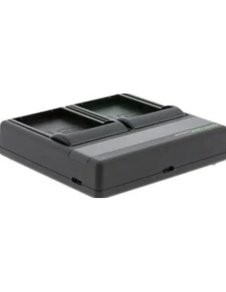 Premium Dual PD Carica Batterie per Olympus BLX-1 Incl. USB-C Input/Output