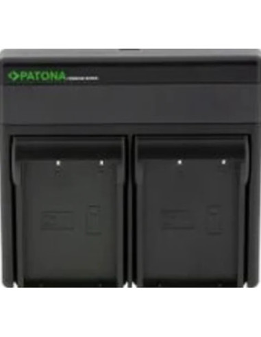 Premium Dual PD Carica Batterie per Olympus BLX-1 Incl. USB-C Input/Output
