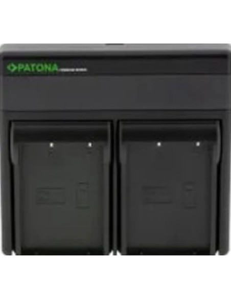Premium Dual PD Carica Batterie per Olympus BLX-1 Incl. USB-C Input/Output