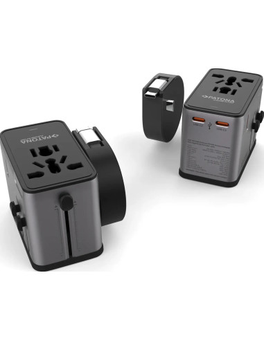 Platinum PD70W Adattatore universale con cavo magnetico 3x USB-C 1xUSB-A