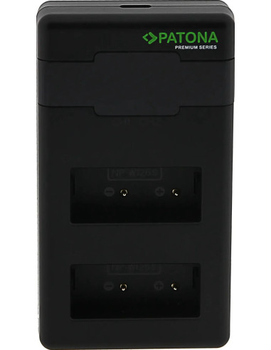 Caricabatteria Premium Twin Performance PD per Fuji NP-W126